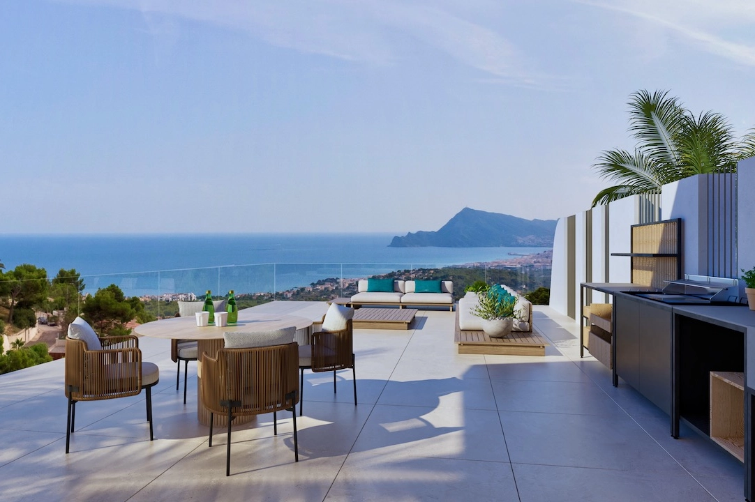 villa en Altea(Altea) en vente, construit 479 m², aire acondicionado, terrain 1383 m², 4 chambre, 4 salle de bains, piscina, ref.: CA-H-1853-AMB-2