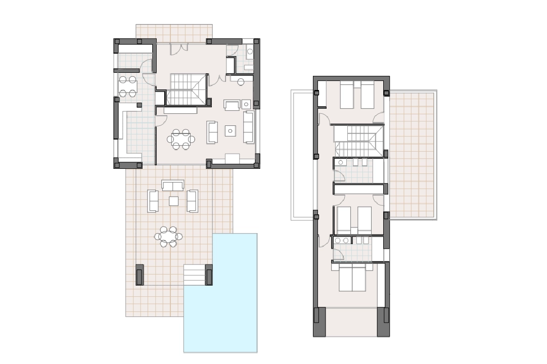 villa en Javea en vente, construit 266 m², ano de construccion 2023, + KLIMA, aire acondicionado, terrain 1000 m², 3 chambre, 3 salle de bains, piscina, ref.: BP-C3XY4149JAV-5