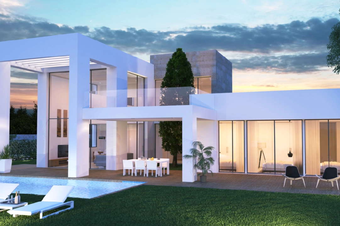 villa en Javea en vente, construit 254 m², ano de construccion 2023, + KLIMA, aire acondicionado, terrain 1000 m², 3 chambre, 3 salle de bains, piscina, ref.: BP-C3XY4150JAV-1