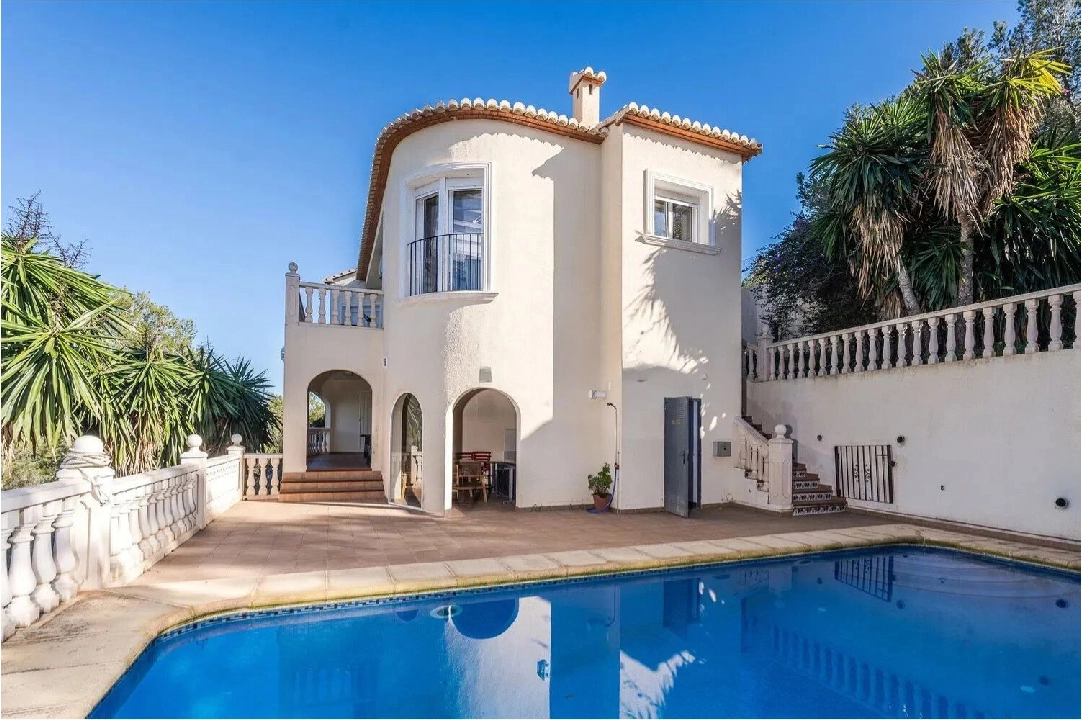 villa en Javea en vente, construit 130 m², + calefaccion central, aire acondicionado, terrain 1000 m², 3 chambre, 2 salle de bains, piscina, ref.: PR-PPS3194-1