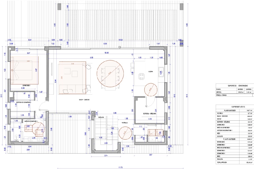 villa en Javea en vente, construit 246 m², ano de construccion 2024, aire acondicionado, terrain 1003 m², 4 chambre, 3 salle de bains, piscina, ref.: BP-4435JAV-12