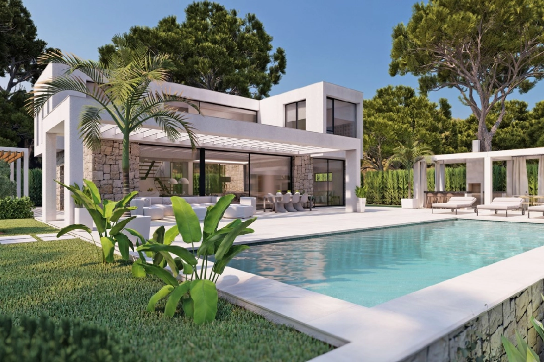 villa en Javea en vente, construit 246 m², ano de construccion 2024, aire acondicionado, terrain 1003 m², 4 chambre, 3 salle de bains, piscina, ref.: BP-4435JAV-2