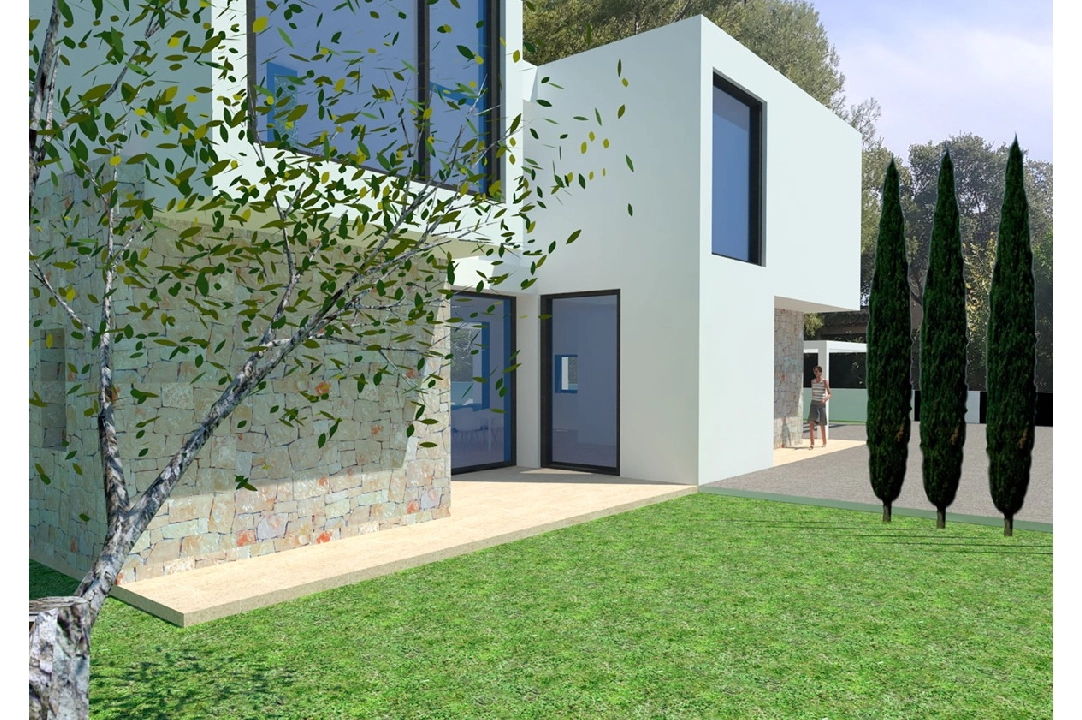 villa en Javea en vente, construit 246 m², ano de construccion 2024, aire acondicionado, terrain 1003 m², 4 chambre, 3 salle de bains, piscina, ref.: BP-4435JAV-6