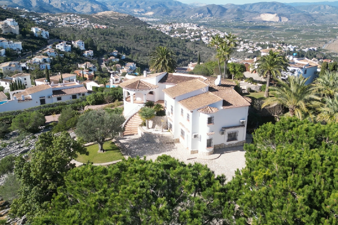 villa en Pego-Monte Pego en vente, construit 310 m², ano de construccion 1988, + calefaccion central, aire acondicionado, terrain 3370 m², 4 chambre, 4 salle de bains, piscina, ref.: JS-0425-34