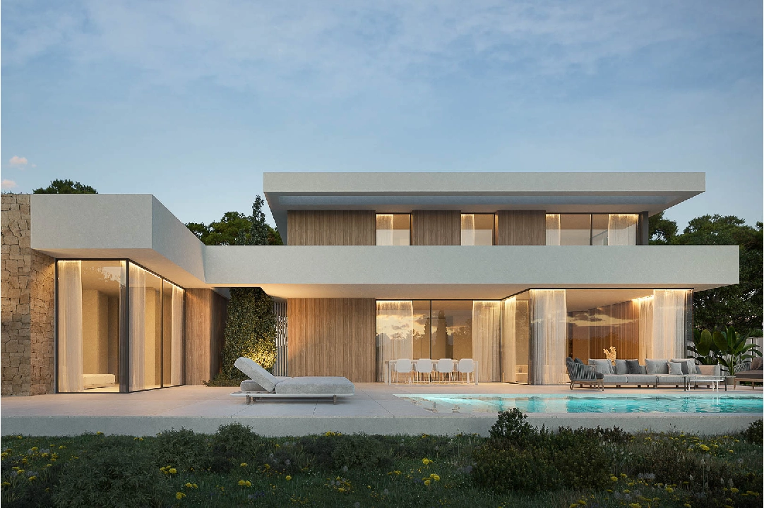 villa en Moraira en vente, construit 395 m², ano de construccion 2024, + KLIMA, aire acondicionado, terrain 814 m², 5 chambre, 5 salle de bains, piscina, ref.: BP-8219MOR-3