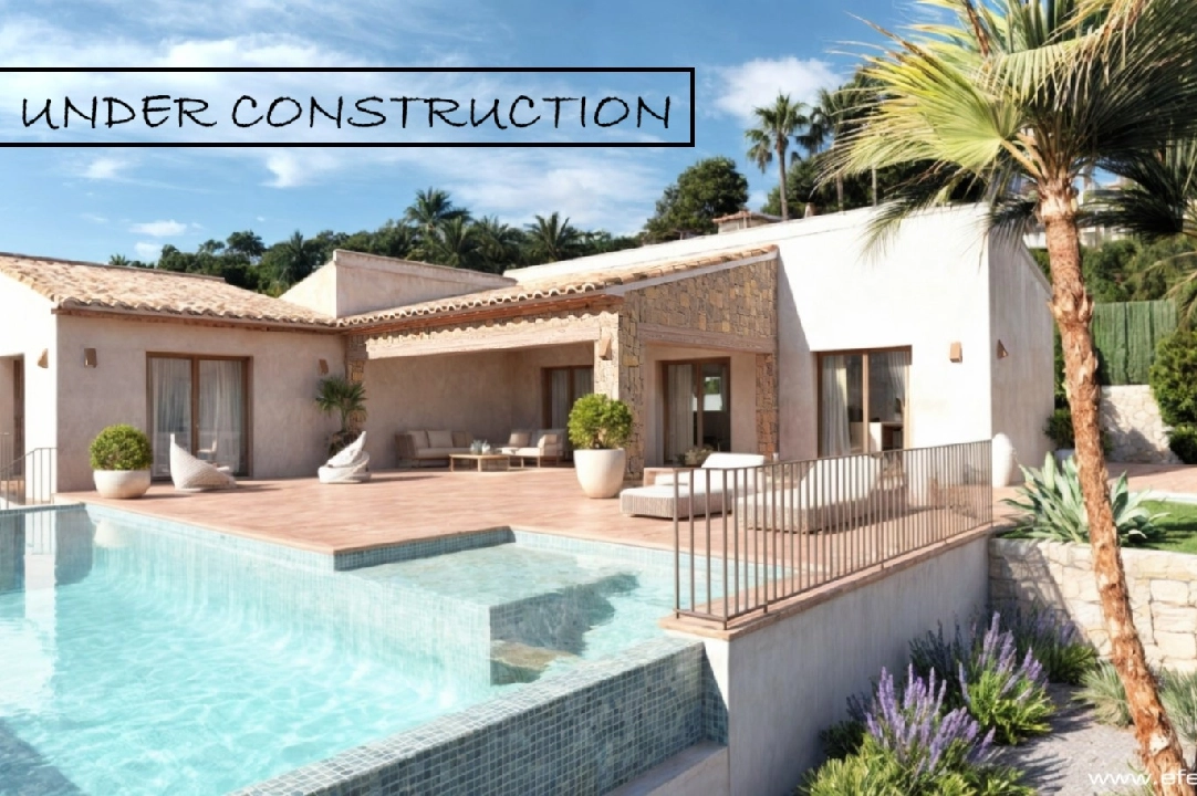 villa en Javea en vente, construit 170 m², ano de construccion 2025, aire acondicionado, terrain 1000 m², 3 chambre, 3 salle de bains, piscina, ref.: BP-C3XY4472JAV-1