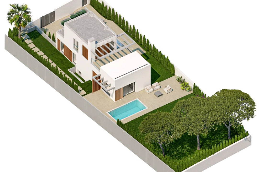 villa en Finestrat en vente, construit 150 m², ano de construccion 2024, + KLIMA, aire acondicionado, terrain 409 m², 3 chambre, 3 salle de bains, piscina, ref.: BP-8231FIN-42