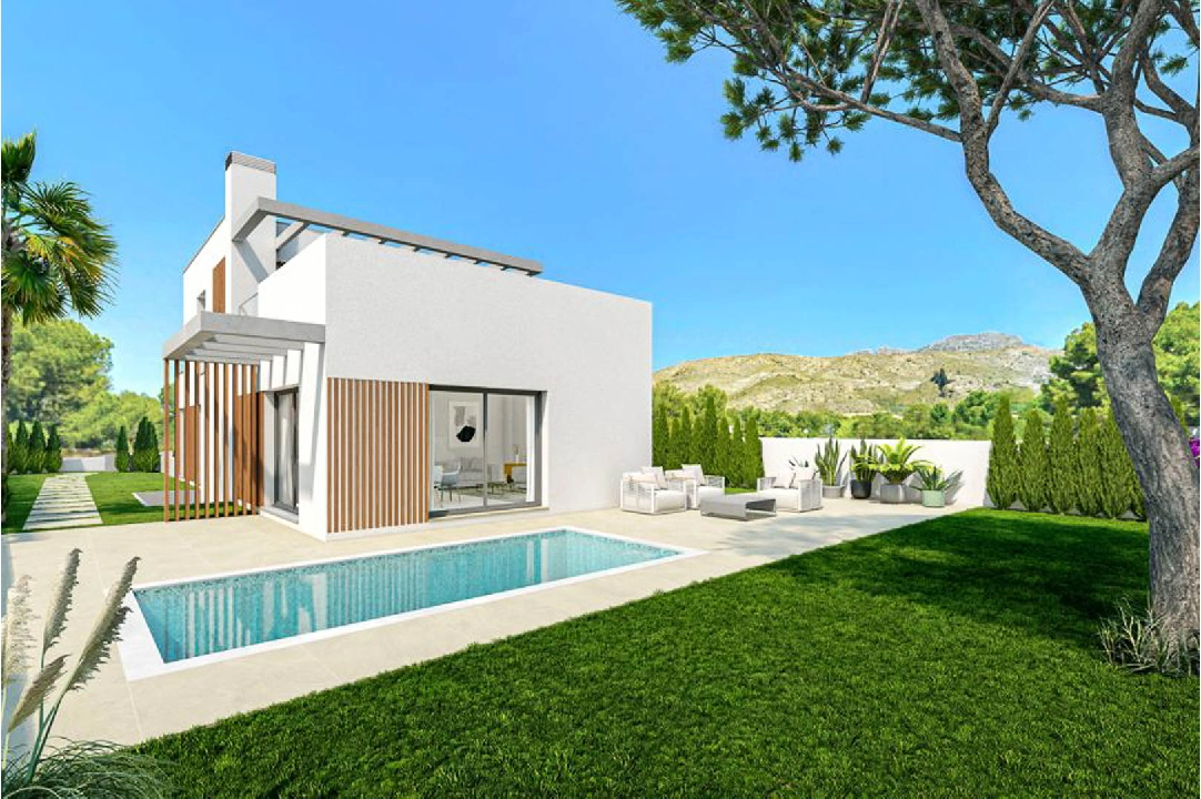 villa en Finestrat en vente, construit 150 m², ano de construccion 2024, + KLIMA, aire acondicionado, terrain 409 m², 3 chambre, 3 salle de bains, piscina, ref.: BP-8231FIN-6