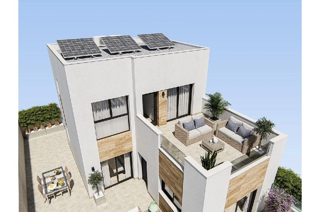 villa en Benijofar en vente, construit 111 m², estado nuevo, aire acondicionado, terrain 178 m², 3 chambre, 2 salle de bains, piscina, ref.: HA-BNN-307-E01-5