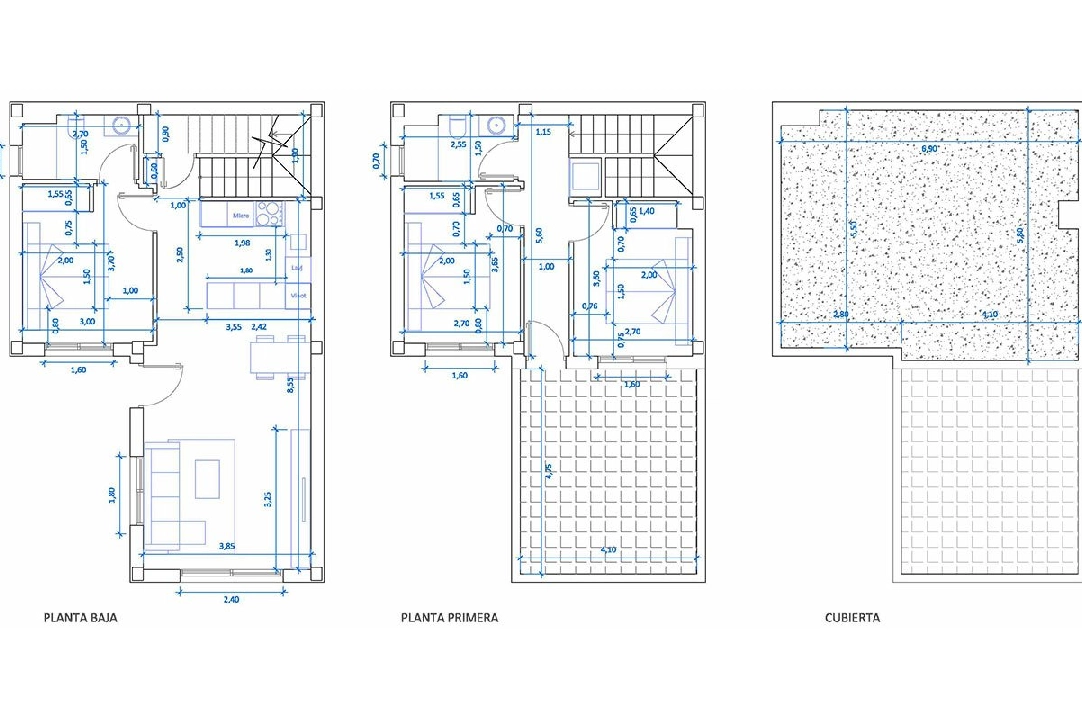 villa en Benijofar en vente, construit 111 m², estado nuevo, aire acondicionado, terrain 178 m², 3 chambre, 2 salle de bains, piscina, ref.: HA-BNN-307-E01-6