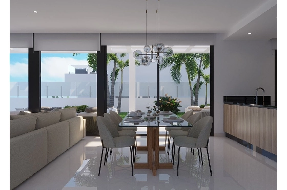 Villa in Finestrat zu verkaufen, Wohnfläche 175 m², Zustand Erstbezug, + fussboden, Klimaanlage, Grundstück 455 m², 3 Schlafzimmer, 3 Badezimmer, Pool, ref.: HA-FIN-106-E01-9