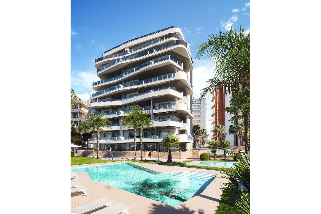 apartamento en la planta superior en Guardamar del Segura en vente, construit 102 m², estado nuevo, 2 chambre, 2 salle de bains, piscina, ref.: HA-GUN-411-A01-10