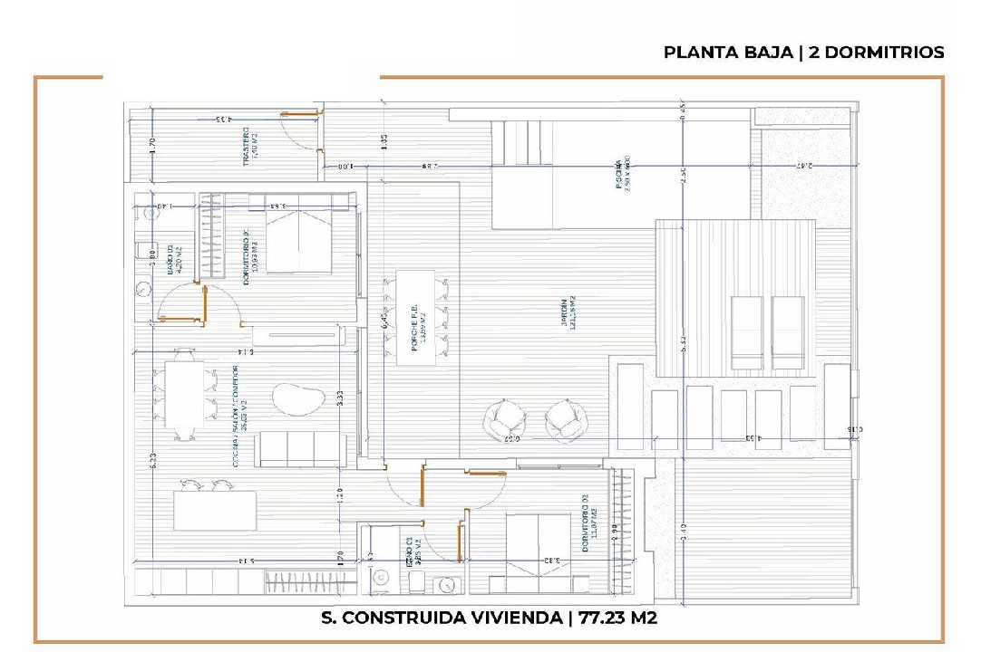 villa en Roldan en vente, construit 77 m², estado nuevo, terrain 198 m², 2 chambre, 2 salle de bains, piscina, ref.: HA-RDN-120-E01-8