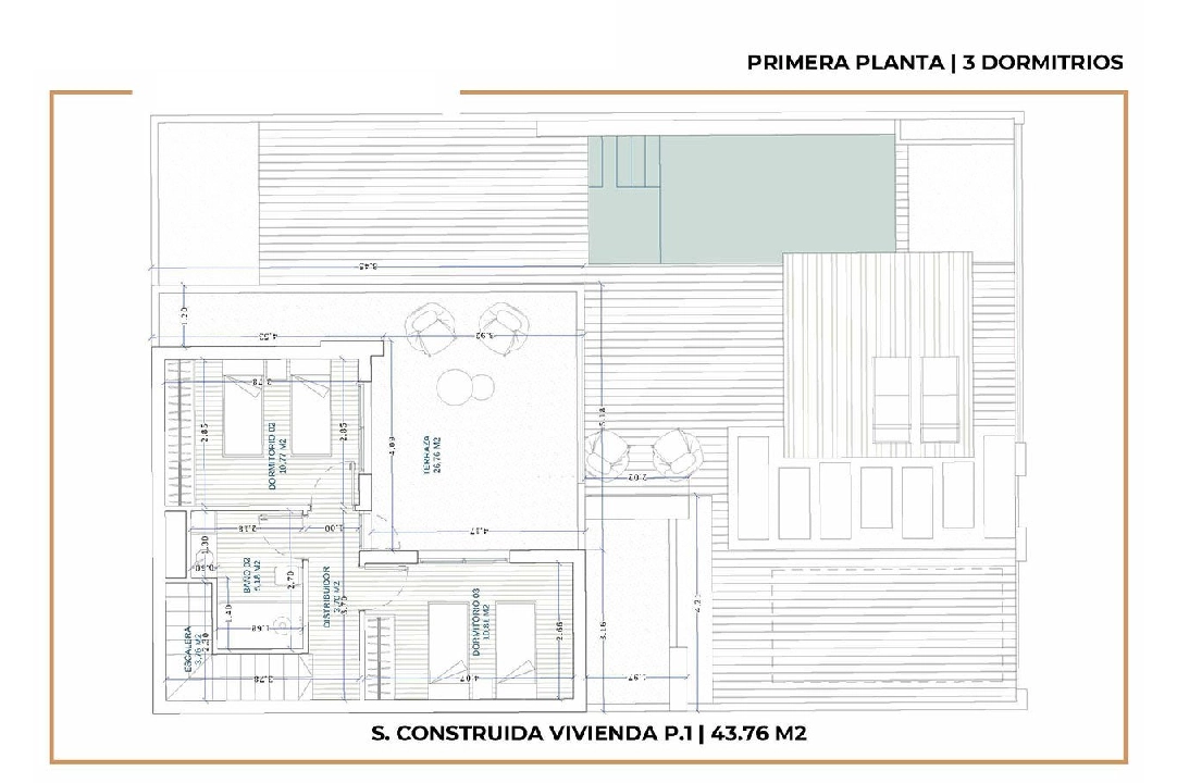 villa en Roldan en vente, construit 113 m², estado nuevo, terrain 198 m², 3 chambre, 2 salle de bains, piscina, ref.: HA-RDN-120-E02-12