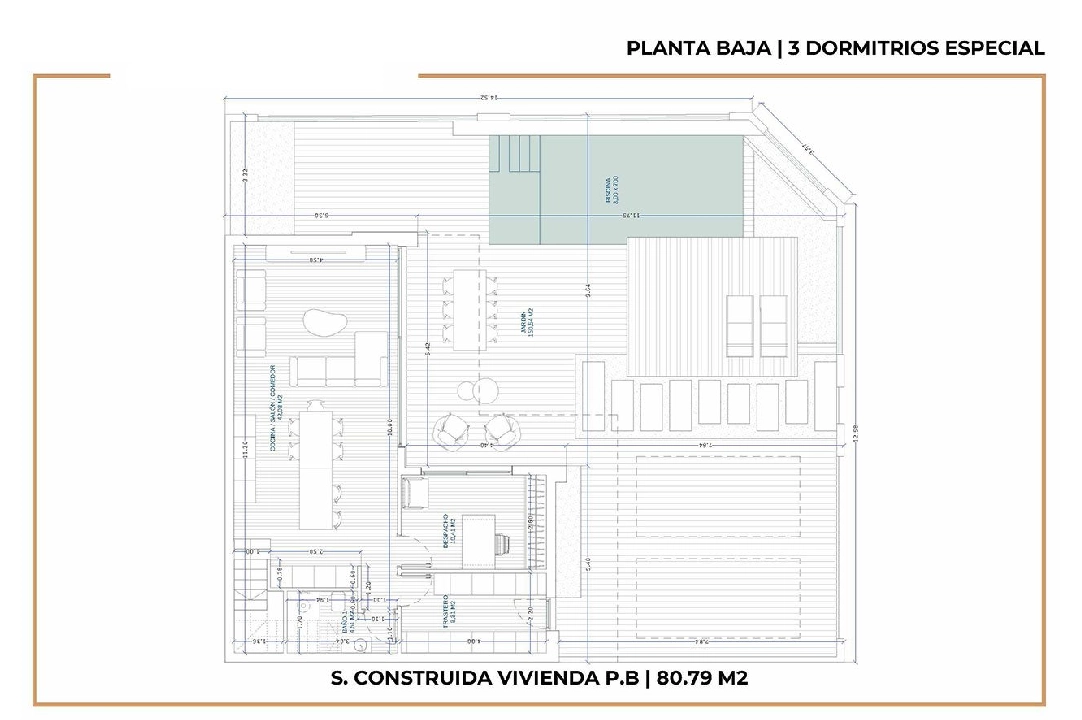 villa en Roldan en vente, construit 113 m², estado nuevo, terrain 198 m², 3 chambre, 2 salle de bains, piscina, ref.: HA-RDN-120-E02-13