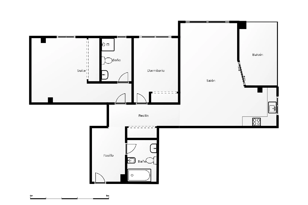 appartement en Moraira(Moraira Centre) en vente, construit 80 m², aire acondicionado, 2 chambre, 2 salle de bains, ref.: CA-A-1860-AMBE-2