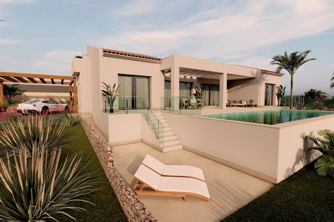 villa en Javea(Laderas) en vente, construit 226 m², aire acondicionado, terrain 1186 m², 4 chambre, 3 salle de bains, piscina, ref.: CA-H-1865-AMB-2