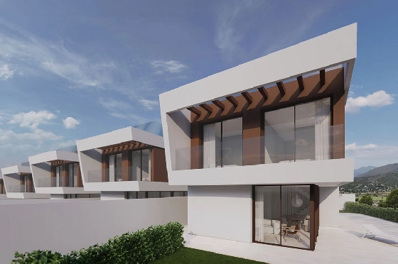 Villa in Finestrat zu verkaufen, Wohnfläche 287 m², Zustand Erstbezug, Grundstück 355 m², 3 Schlafzimmer, 3 Badezimmer, Pool, ref.: HA-FIN-121-E02-3