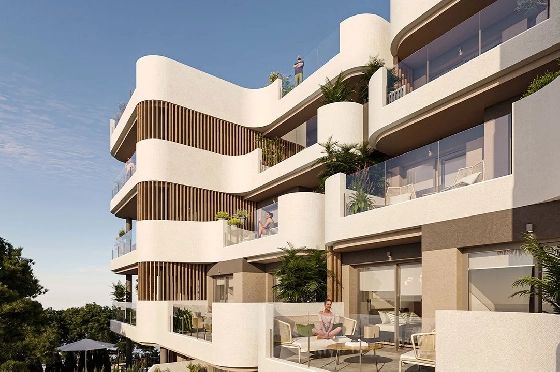 Etagen Apartment in Cala Ratjada zu verkaufen, Wohnfläche 101 m², Zustand Erstbezug, + fussboden, Klimaanlage, 2 Schlafzimmer, 2 Badezimmer, Pool, ref.: HA-MLN-164-A01-3