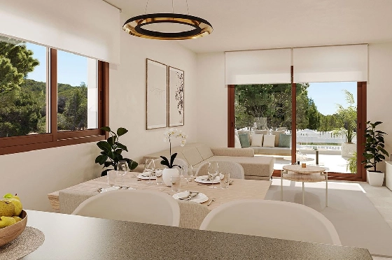 Etagen Apartment in Cala Ratjada zu verkaufen, Wohnfläche 101 m², Zustand Erstbezug, + fussboden, Klimaanlage, 2 Schlafzimmer, 2 Badezimmer, Pool, ref.: HA-MLN-164-A01-4