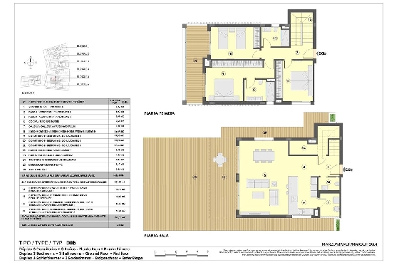 Maisonette in Colonia de Sant Jordi zu verkaufen, Wohnfläche 229 m², Zustand Erstbezug, + fussboden, Klimaanlage, 3 Schlafzimmer, 2 Badezimmer, Pool, ref.: HA-MLN-163-A04-11