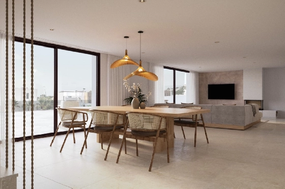 Villa in Teulada zu verkaufen, Wohnfläche 253 m², Klimaanlage, Grundstück 800 m², 4 Schlafzimmer, 3 Badezimmer, Pool, ref.: AM-12498DR-6