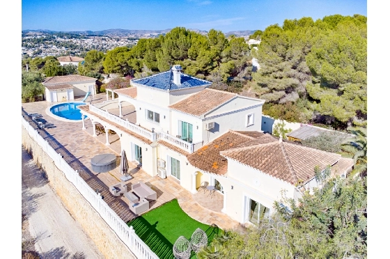 Villa in Moraira zu verkaufen, Wohnfläche 466 m², Baujahr 2005, Klimaanlage, Grundstück 2040 m², 5 Schlafzimmer, 5 Badezimmer, Pool, ref.: AM-12515DR-9