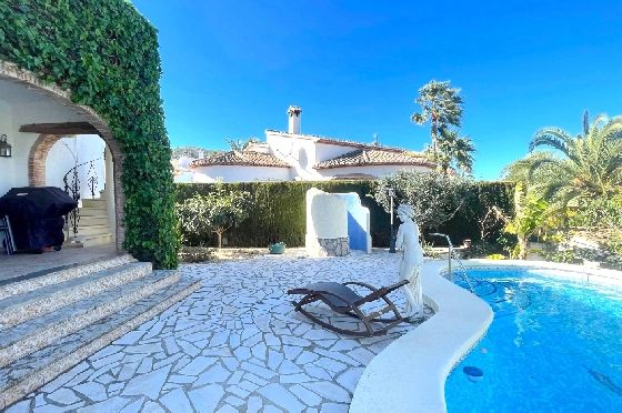 Villa in Pedreguer(Monte Solana) zu verkaufen, Wohnfläche 87 m², Baujahr 1999, Zustand gepflegt, + Ofen, Klimaanlage, Grundstück 426 m², 3 Schlafzimmer, 3 Badezimmer, Pool, ref.: AS-2425-5