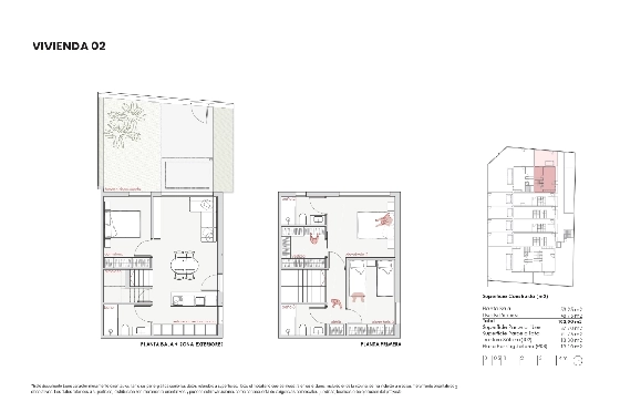 Reihenhaus in Gata de Gorgos zu verkaufen, Wohnfläche 102 m², Baujahr 2026, Klimaanlage, Grundstück 38 m², 3 Schlafzimmer, 3 Badezimmer, ref.: LS-GT2-6