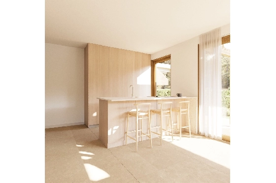 Reihenhaus in Gata de Gorgos zu verkaufen, Wohnfläche 102 m², Baujahr 2026, Klimaanlage, Grundstück 32 m², 3 Schlafzimmer, 2 Badezimmer, ref.: LS-GT5-3