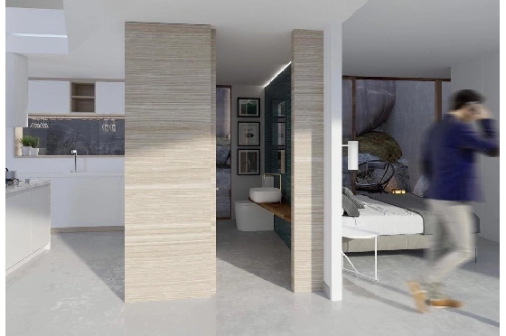 Villa in Benitachell zu verkaufen, Wohnfläche 226 m², Baujahr 2024, Klimaanlage, Grundstück 270 m², 3 Schlafzimmer, 3 Badezimmer, Pool, ref.: AM-12202NS-16
