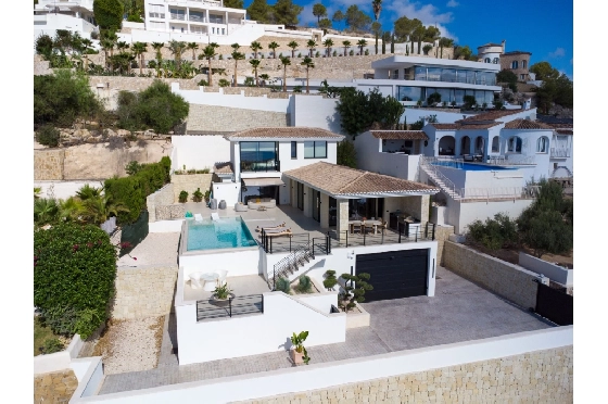 Villa in Benissa zu verkaufen, Wohnfläche 290 m², Baujahr 2024, Klimaanlage, Grundstück 860 m², 3 Schlafzimmer, 2 Badezimmer, Pool, ref.: AM-12518DA-26