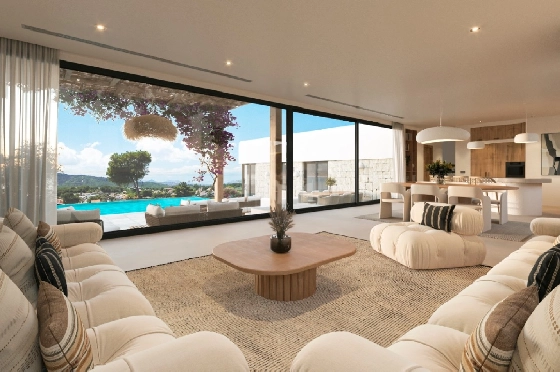 Villa in Javea zu verkaufen, Wohnfläche 150 m², Baujahr 2025, Klimaanlage, Grundstück 978 m², 3 Schlafzimmer, 2 Badezimmer, Pool, ref.: AM-12538DR-4