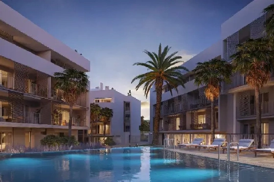 Apartment in Javea zu verkaufen, Wohnfläche 112 m², Baujahr 2025, Klimaanlage, Grundstück 11 m², 3 Schlafzimmer, 3 Badezimmer, Pool, ref.: AH-J-VI-1-1-3-D-17