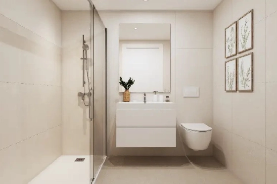 Apartment in El Vergel zu verkaufen, Wohnfläche 95 m², Baujahr 2027, Klimaanlage, Grundstück 43 m², 3 Schlafzimmer, 2 Badezimmer, Pool, ref.: AH-EV-VI-1-01-03-E-10