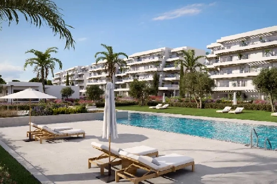 Apartment in El Vergel zu verkaufen, Wohnfläche 95 m², Baujahr 2027, Klimaanlage, Grundstück 43 m², 3 Schlafzimmer, 2 Badezimmer, Pool, ref.: AH-EV-VI-1-01-03-E-21