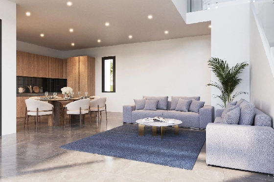 Villa in Calpe zu verkaufen, Wohnfläche 273 m², Baujahr 2025, Klimaanlage, Grundstück 1180 m², 3 Schlafzimmer, 3 Badezimmer, Pool, ref.: AM-12625DA-3