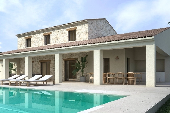 Villa in Moraira zu verkaufen, Klimaanlage, 4 Schlafzimmer, 3 Badezimmer, Pool, ref.: AVS-55835-3