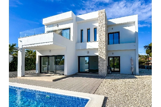 Villa in Benissa zu verkaufen, Wohnfläche 202 m², Baujahr 2025, Klimaanlage, Grundstück 1715 m², 3 Schlafzimmer, 3 Badezimmer, Pool, ref.: AM-12657DA-13