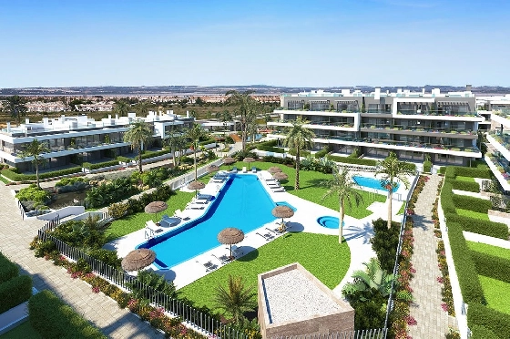 Penthouse Apartment in Torrevieja zu verkaufen, Wohnfläche 137 m², Zustand Erstbezug, Klimaanlage, 2 Schlafzimmer, 2 Badezimmer, Pool, ref.: HA-TON-270-A04-11
