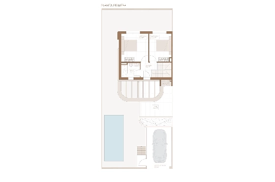 Doppelhaushälfte in Daya Nueva zu verkaufen, Wohnfläche 109 m², Zustand Erstbezug, Grundstück 195 m², 3 Schlafzimmer, 2 Badezimmer, ref.: HA-DNN-120-D01-16