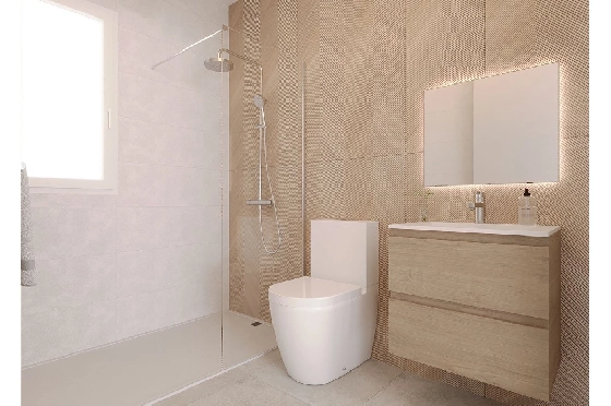 Reihenhaus in Finestrat zu verkaufen, Wohnfläche 256 m², Zustand Erstbezug, Klimaanlage, 3 Schlafzimmer, 2 Badezimmer, Pool, ref.: HA-FIN-381-R02-11