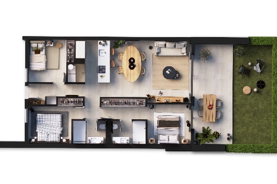 Apartment in Sant Elm zu verkaufen, Wohnfläche 91 m², Grundstück 140 m², 3 Schlafzimmer, 2 Badezimmer, Pool, ref.: TW-ECLIPSE-2-0-3-19