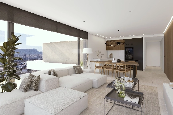 Apartment in Calpe(Calpe) zu verkaufen, Wohnfläche 91 m², 2 Schlafzimmer, 2 Badezimmer, Pool, ref.: VA-EBB13-9