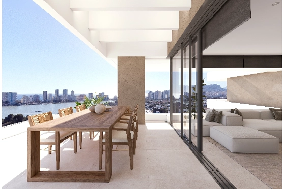 Apartment in Calpe(Calpe) zu verkaufen, Wohnfläche 106 m², 3 Schlafzimmer, 2 Badezimmer, Pool, ref.: VA-EBB24-11