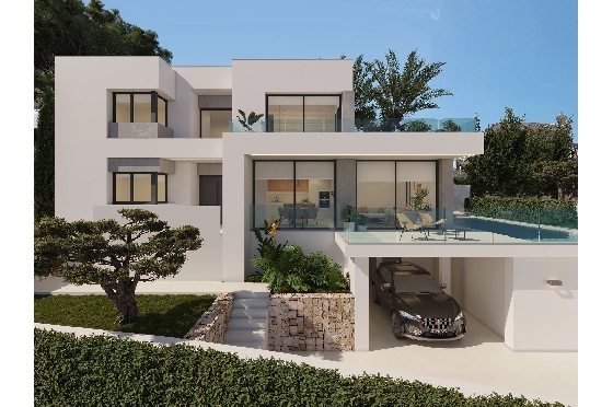 Villa in Benitachell(Cumbre del Sol) zu verkaufen, Wohnfläche 165 m², Grundstück 963 m², 3 Schlafzimmer, 3 Badezimmer, Pool, ref.: VA-24182-3