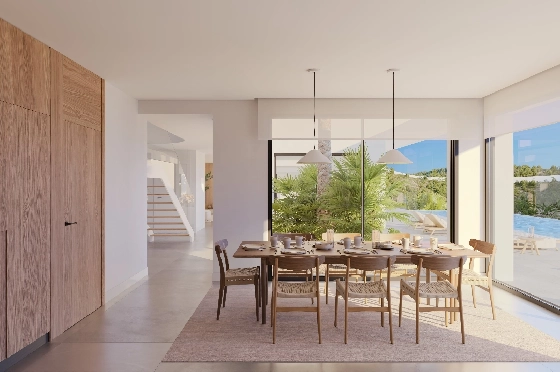 Villa in Benissa(Benissa) zu verkaufen, Wohnfläche 434 m², + Fussbodenheizung, Klimaanlage, Grundstück 1510 m², 4 Schlafzimmer, 6 Badezimmer, Pool, ref.: VA-24551-9