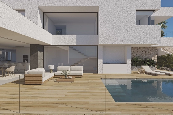 Villa in Benitachell(Cumbre del Sol) zu verkaufen, Wohnfläche 193 m², Grundstück 880 m², 3 Schlafzimmer, 3 Badezimmer, Pool, ref.: VA-24412-5