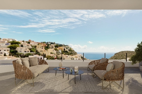 Apartment in Benitachell(Cumbre del Sol) zu verkaufen, Wohnfläche 83 m², 2 Schlafzimmer, 2 Badezimmer, Pool, ref.: VA-PG065-18