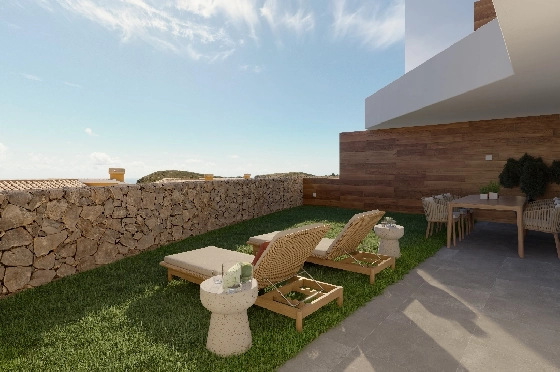 Apartment in Benitachell(Cumbre del Sol) zu verkaufen, Wohnfläche 105 m², 3 Schlafzimmer, 2 Badezimmer, Pool, ref.: VA-PG071-39